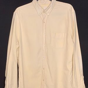 J Crew tailored oxford in Pale Yellow - casual